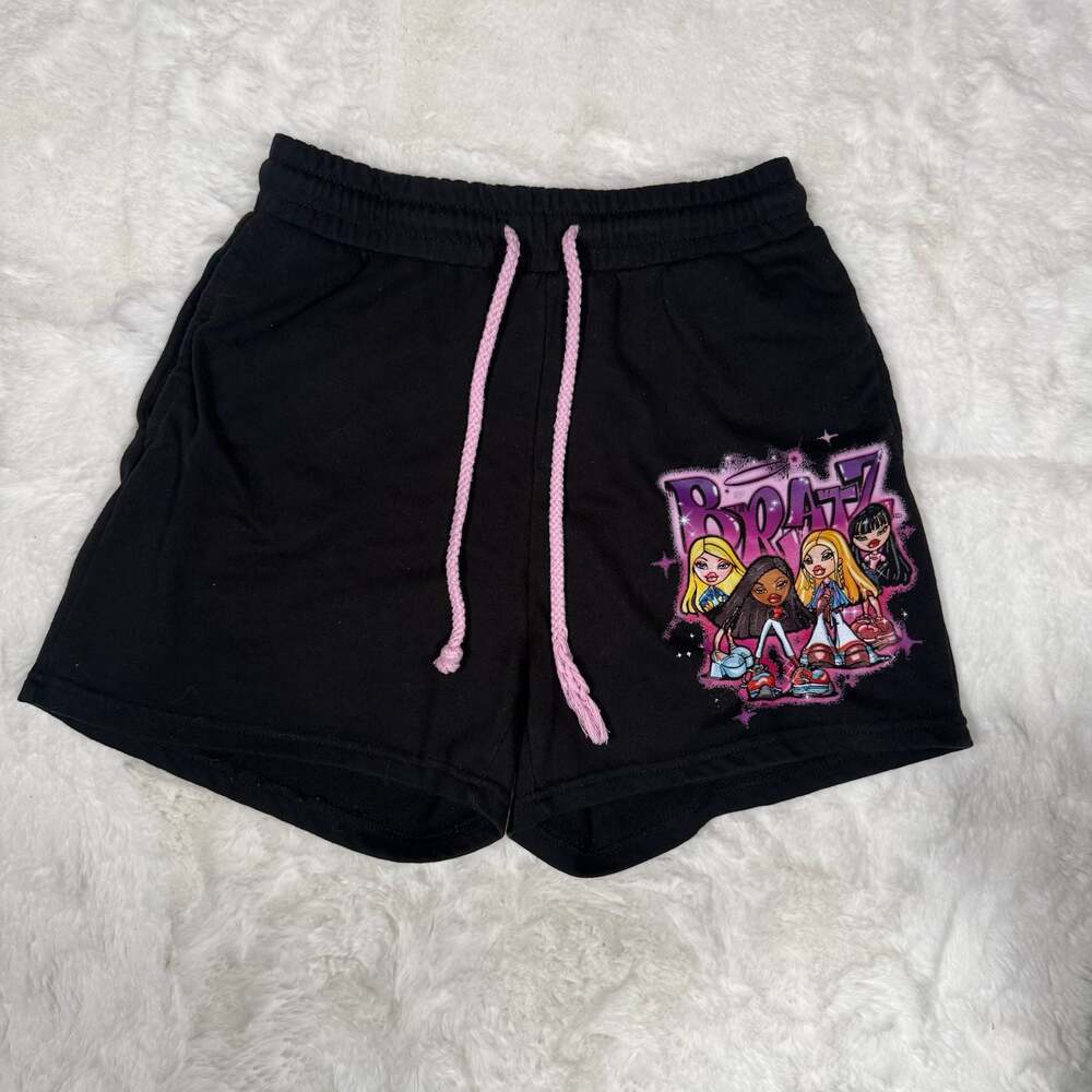 Bratz Black Shorts Y2K